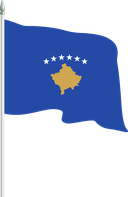 The Flag of Kosovo Pole Flag II