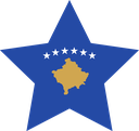 The Flag of Kosovo Star