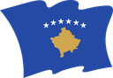 The Flag of Kosovo Wavy II