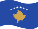 The Flag of Kosovo Wavy I