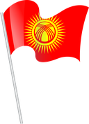 The Flag of Kyrgyzstan Pole Flag I