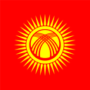 The Flag of Kyrgyzstan Square