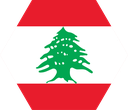 The Flag of Lebanon Hexagon I