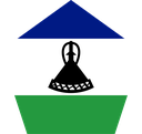 The Flag of Lesotho Pentagon