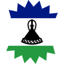 The Flag of Lesotho Star Burst