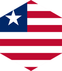 The Flag of Liberia Hexagon II