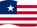 The Flag of Liberia Wavy I