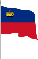 The Flag of Liechtenstein Pole Flag II