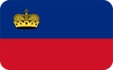 The Flag of Liechtenstein Rounded Rectangle