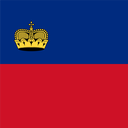 The Flag of Liechtenstein Square