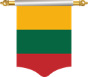 The Flag of Lithuania Hanging Banner I