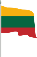The Flag of Lithuania Pole Flag II