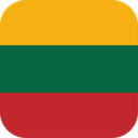 The Flag of Lithuania Rounded Square