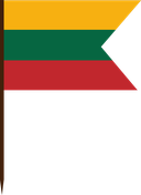 The Flag of Lithuania V Cut