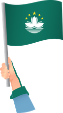 The Flag of Macau Handheld