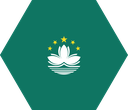 The Flag of Macau Hexagon I