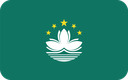 The Flag of Macau Rounded Rectangle