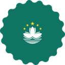 The Flag of Macau Scallop Circle