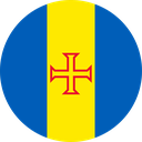 The Flag of Madeira Round