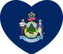 The Flag of Maine Heart