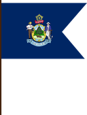 The Flag of Maine V Cut