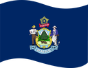 The Flag of Maine Wavy I