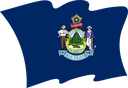 The Flag of Maine Wavy II