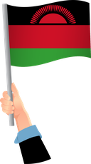 The Flag of Malawi Handheld