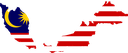 The Flag of Malaysia Map