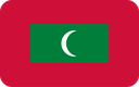 The Flag of Maldives Rounded Rectangle