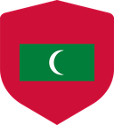 The Flag of Maldives Shielded I