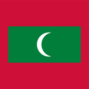 The Flag of Maldives Square