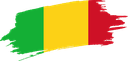 The Flag of Mali Brushed