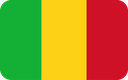 The Flag of Mali Rounded Rectangle