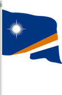 The Flag of Marshall Islands Pole Flag II