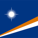 The Flag of Marshall Islands Square