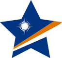 The Flag of Marshall Islands Star