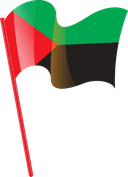 The Flag of Martinique Pole Flag I