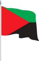 The Flag of Martinique Pole Flag II