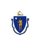 The Flag of Massachusetts Hexagon II