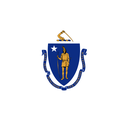 The Flag of Massachusetts Pentagon