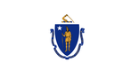 The Flag of Massachusetts Wavy II