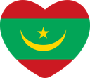 The Flag of Mauritania Heart