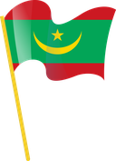 The Flag of Mauritania Pole Flag I