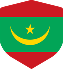 The Flag of Mauritania Shielded I