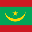 The Flag of Mauritania Square