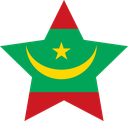 The Flag of Mauritania Star