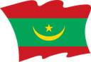 The Flag of Mauritania Wavy II