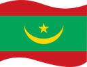 The Flag of Mauritania Wavy I