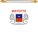 The Flag of Mayotte Hanging Banner II